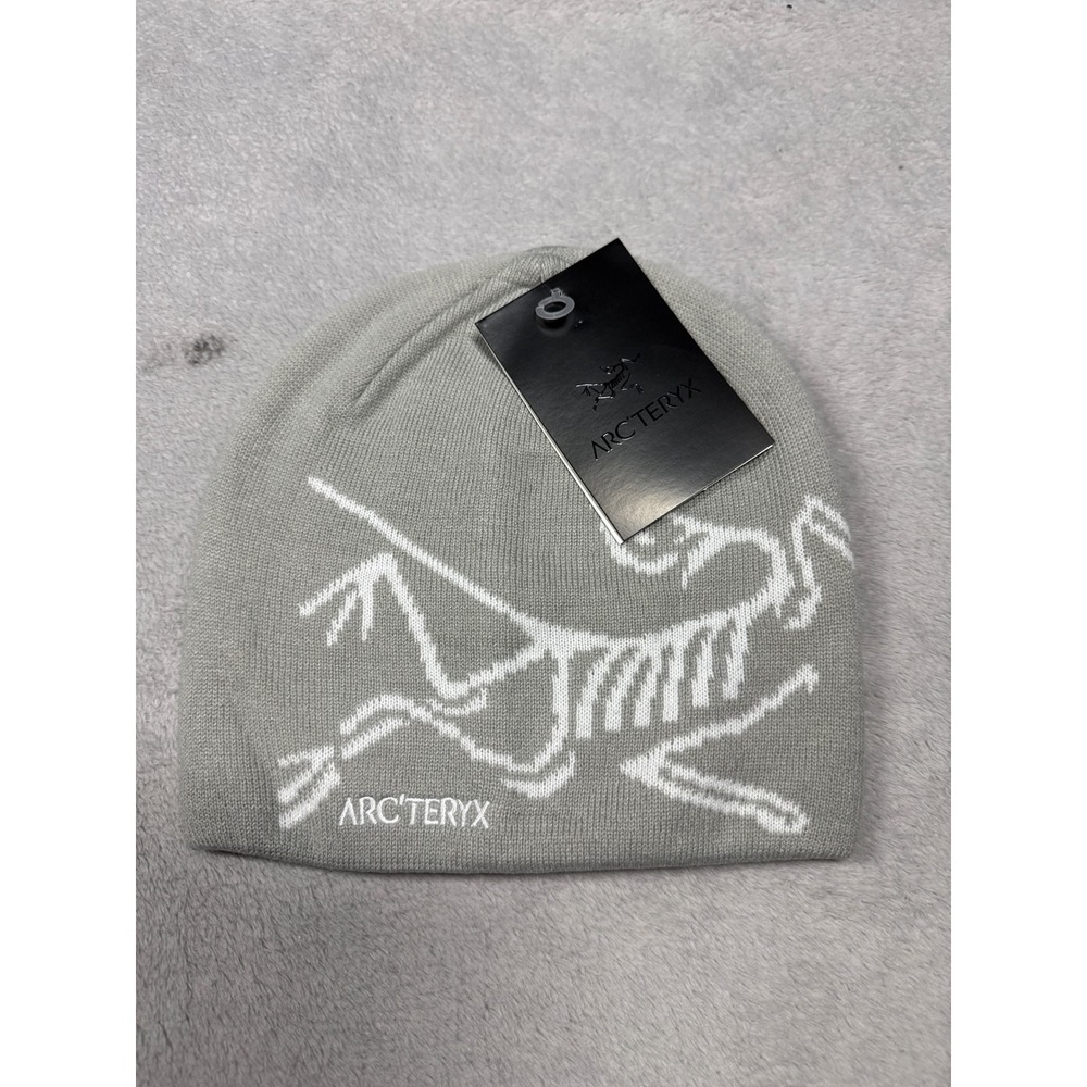 Arc'teryx Fernie Toque Beanie Grey Bird Logo Knit Hat 28132